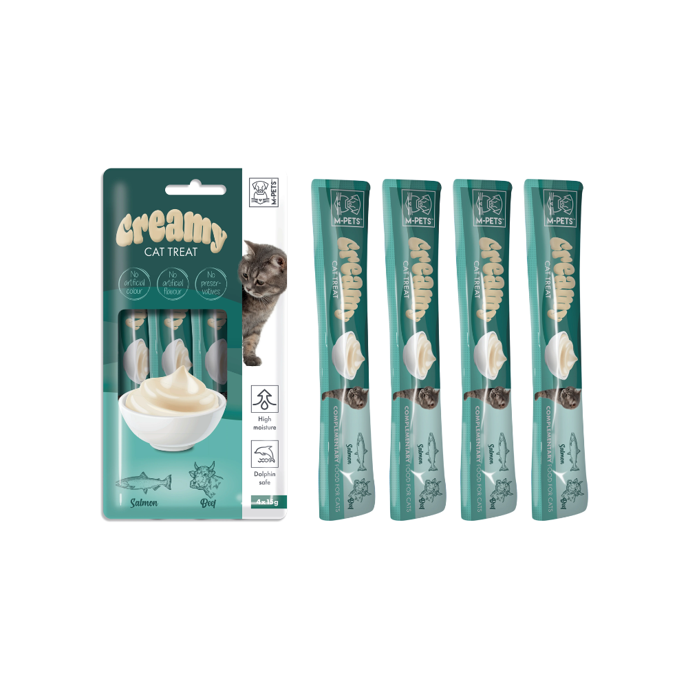 Creamy Treats for Cats - Salmon & Beef