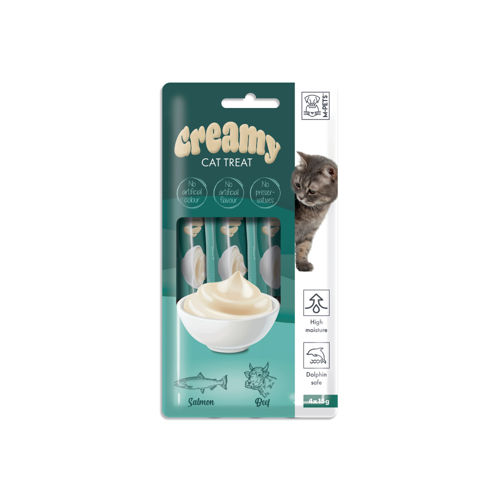 Creamy Treats for Cats - Salmon & Beef