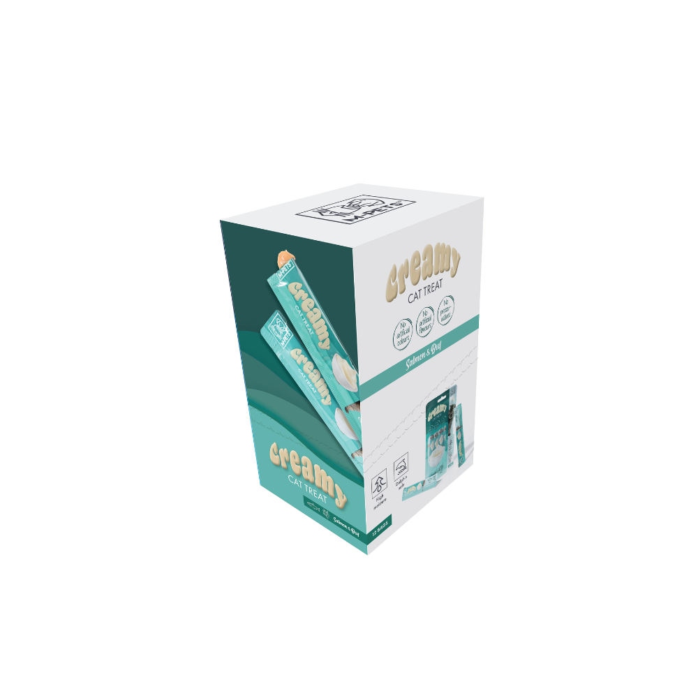 Creamy Treats for Cats - Salmon & Beef