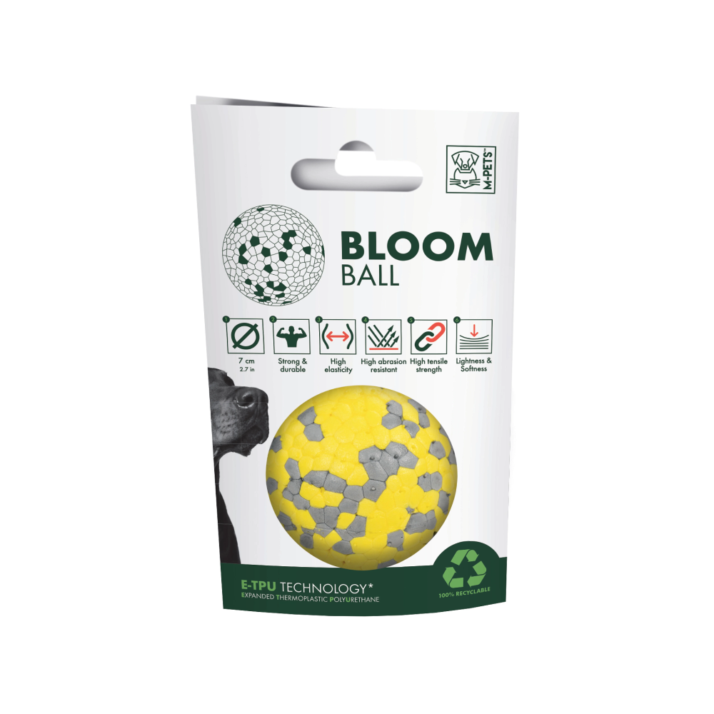 BLOOM BALL - Yellow & Gray