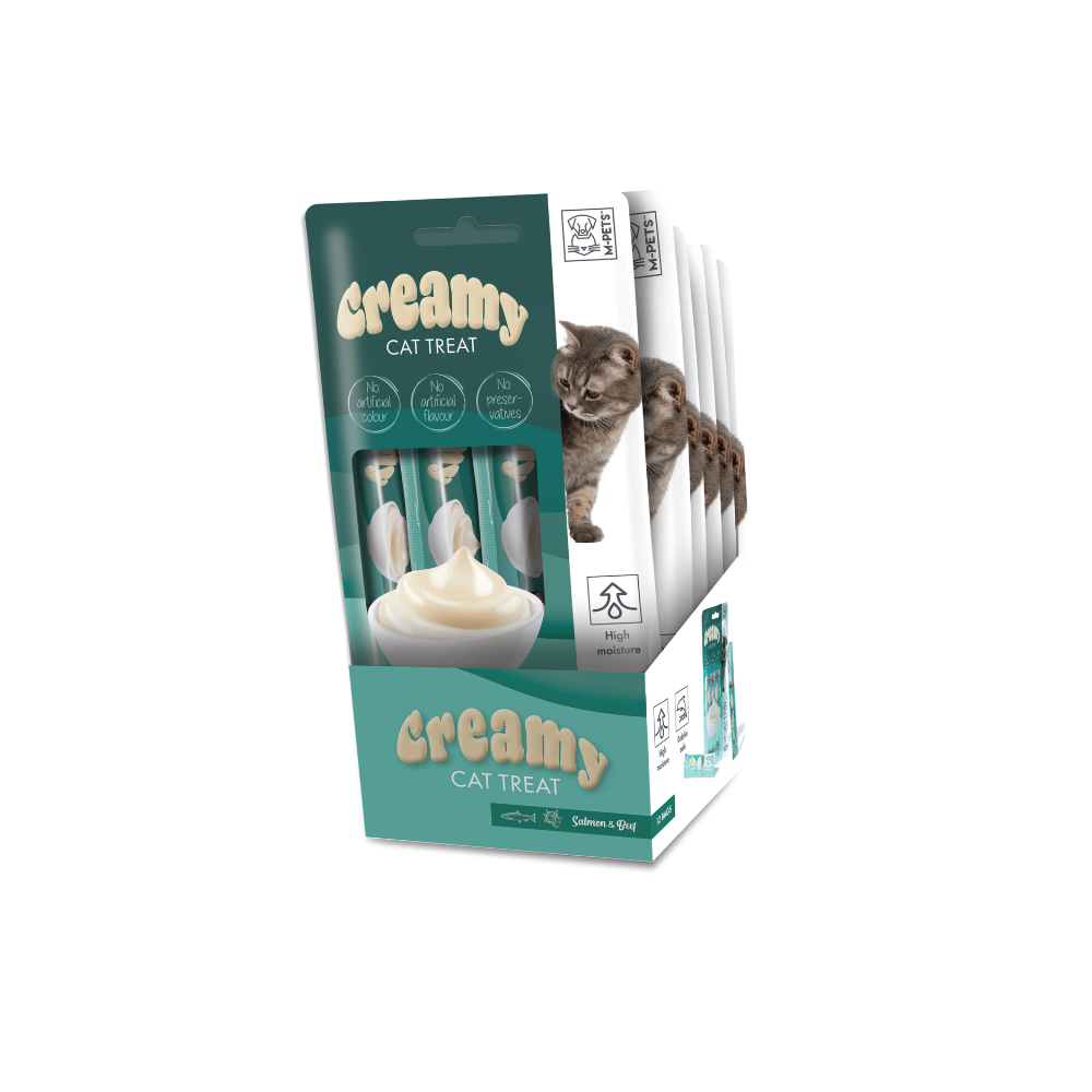 Creamy Treats for Cats - Salmon & Beef