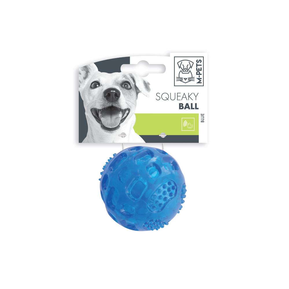 SQUEAKY Ball Blue