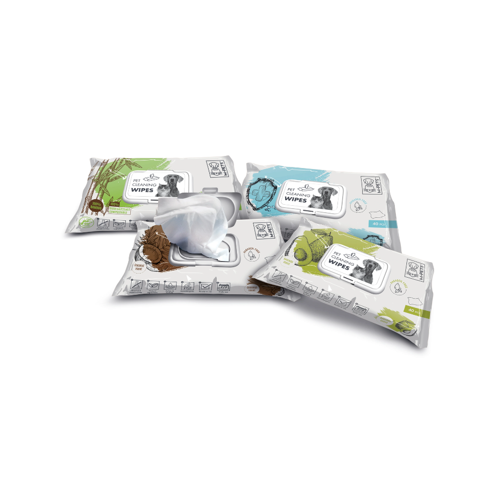 Pet Cleaning Wipes Anti-Bacteria 15 x 20 cm - 40 pcs