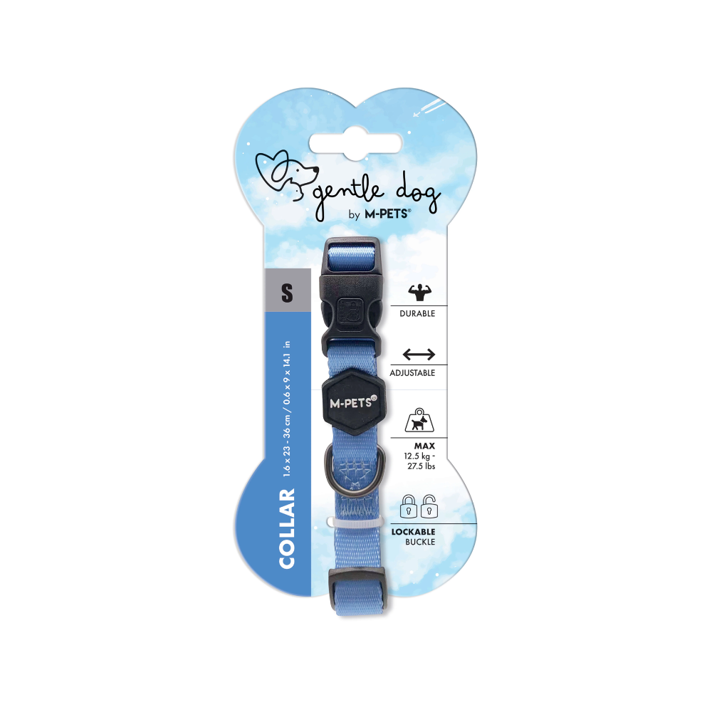 GENTLE DOG Collar Blue