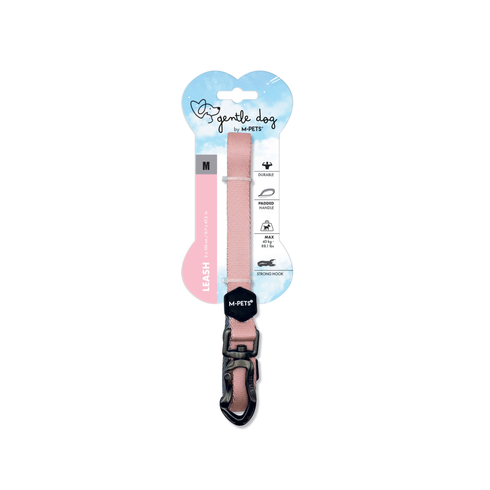 GENTLE DOG Leash Pink