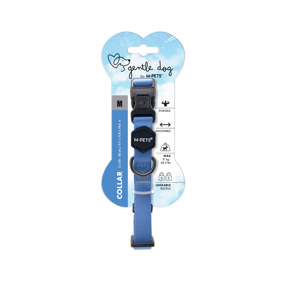 GENTLE DOG Collar Blue