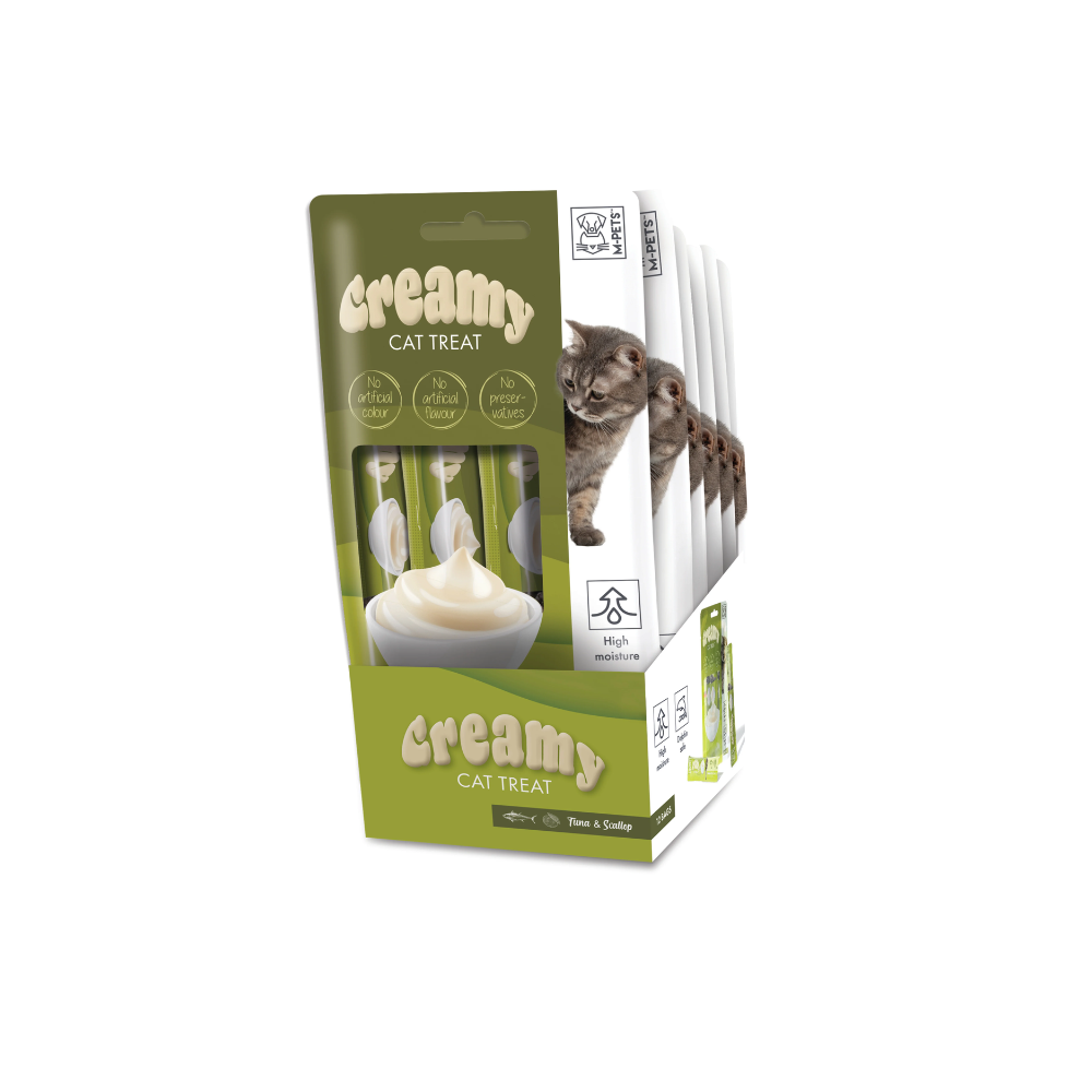 Creamy Treats for Cats - Tuna & Scallop