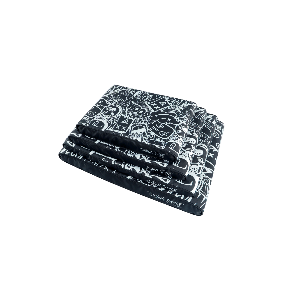 Coussin Contempo URBAN STYLE Noir & Blanc