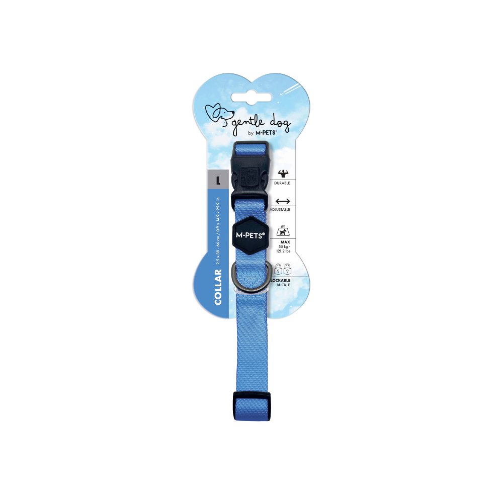 GENTLE DOG Collar Blue