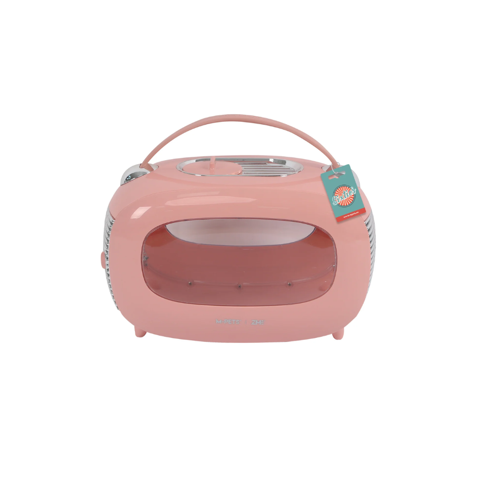 SIXTIES Classic Pet Carrier Pink