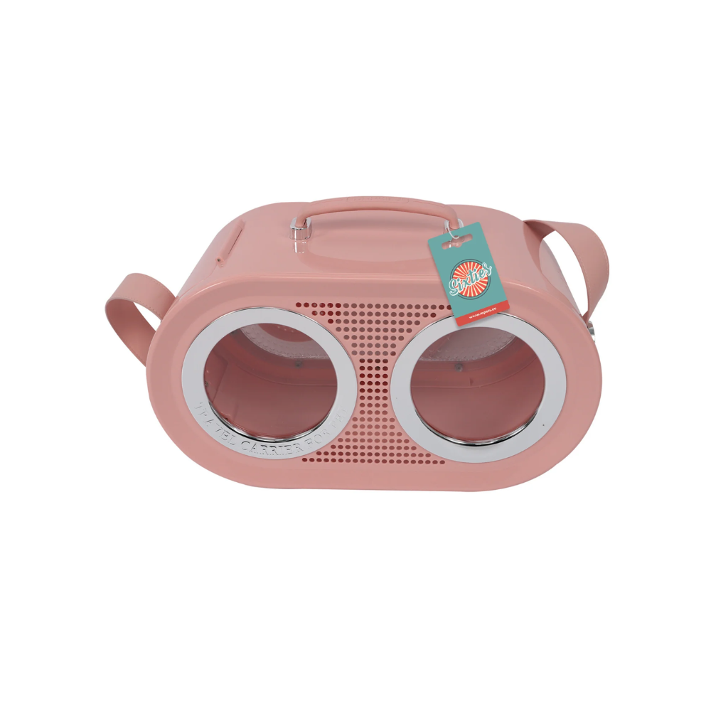 Sixties Radio Pet Carrier Pink
