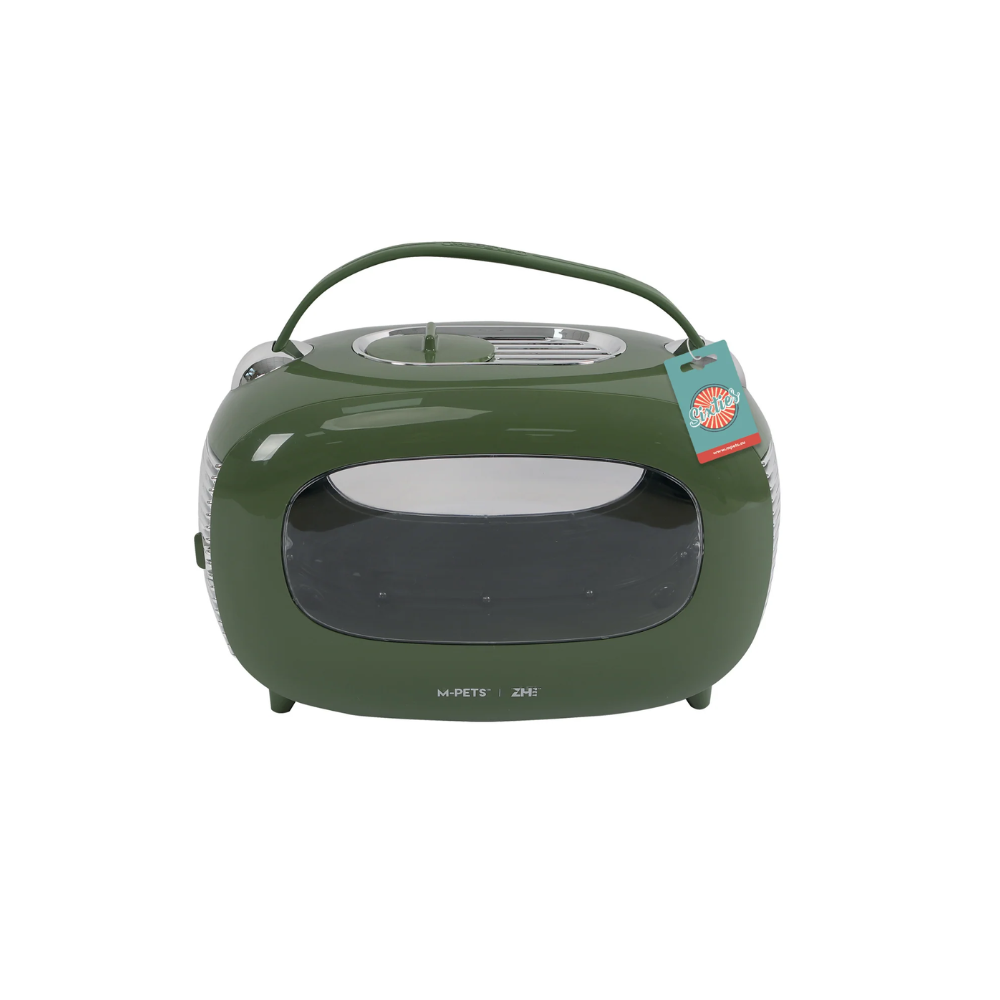 SIXTIES Classic Pet Carrier Green