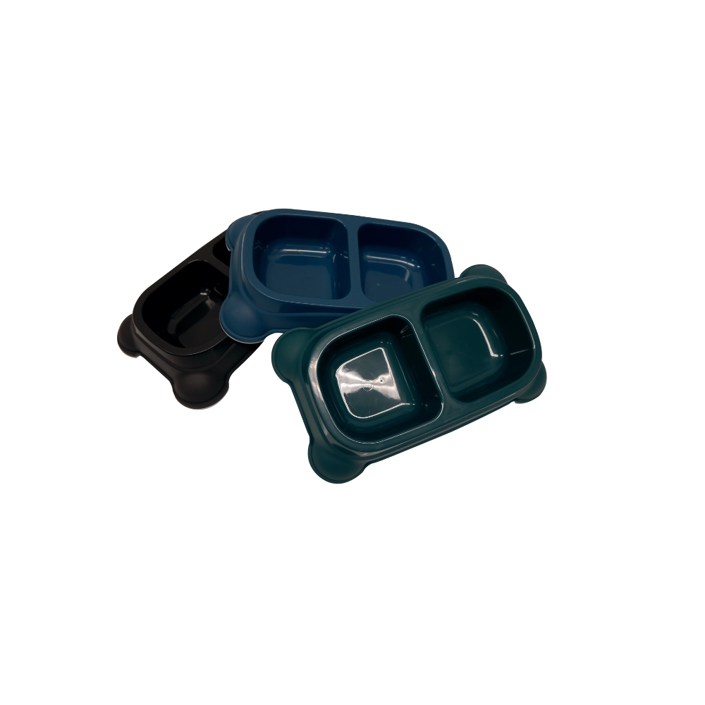 Plastic DOUBLE Bowl