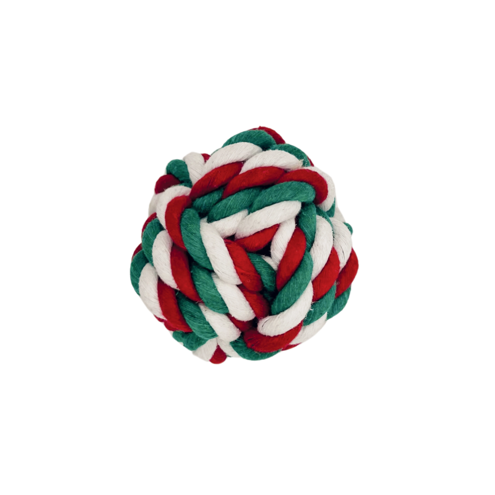 Christmas Cotton Rope Gift Box Dog toys  7 in 1