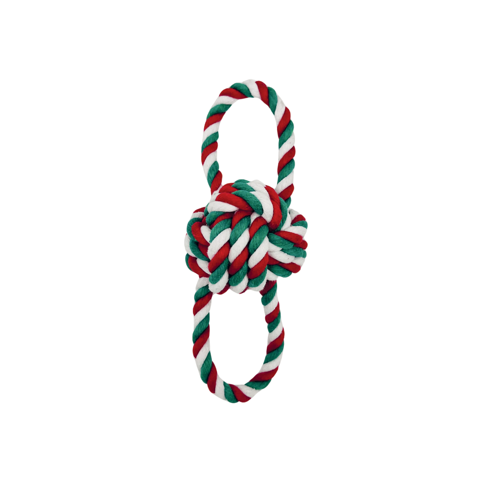 Christmas Cotton Rope Gift Box Dog toys  7 in 1