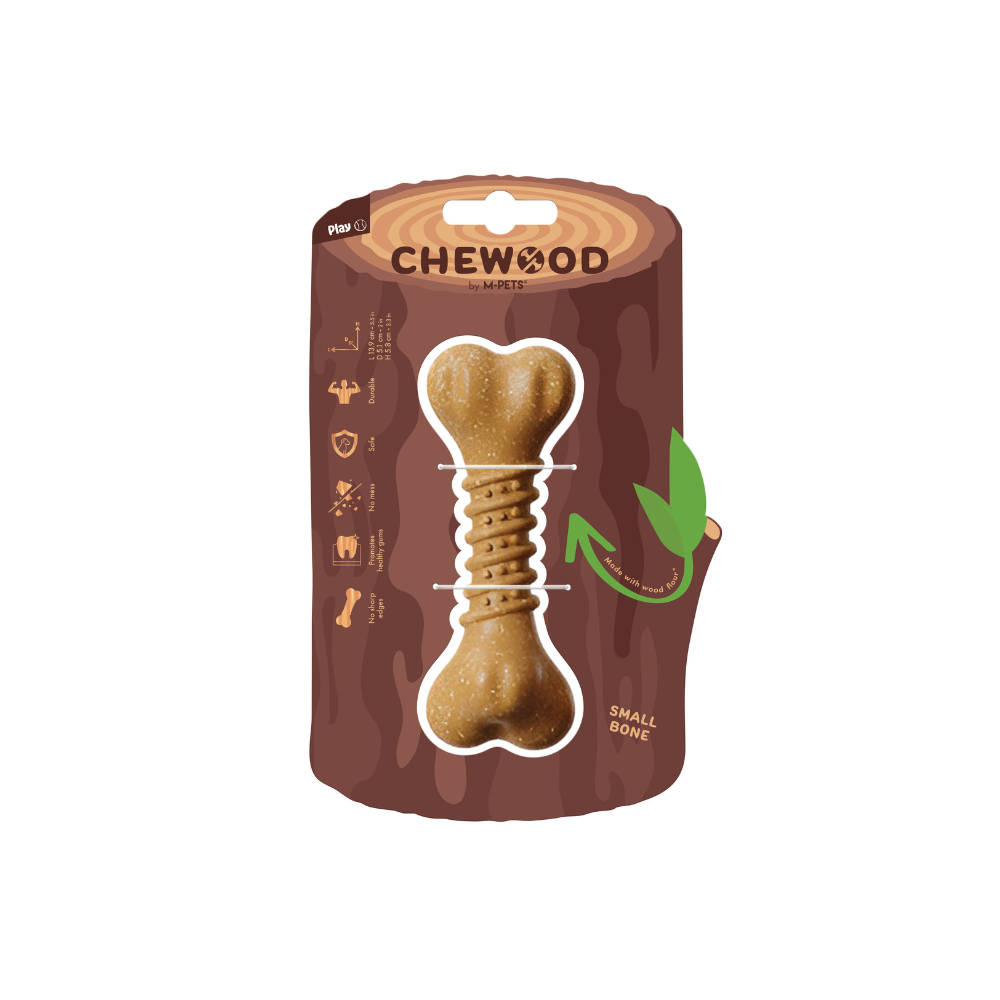 CHEWOOD Dog toy Small Bone – M-PETS