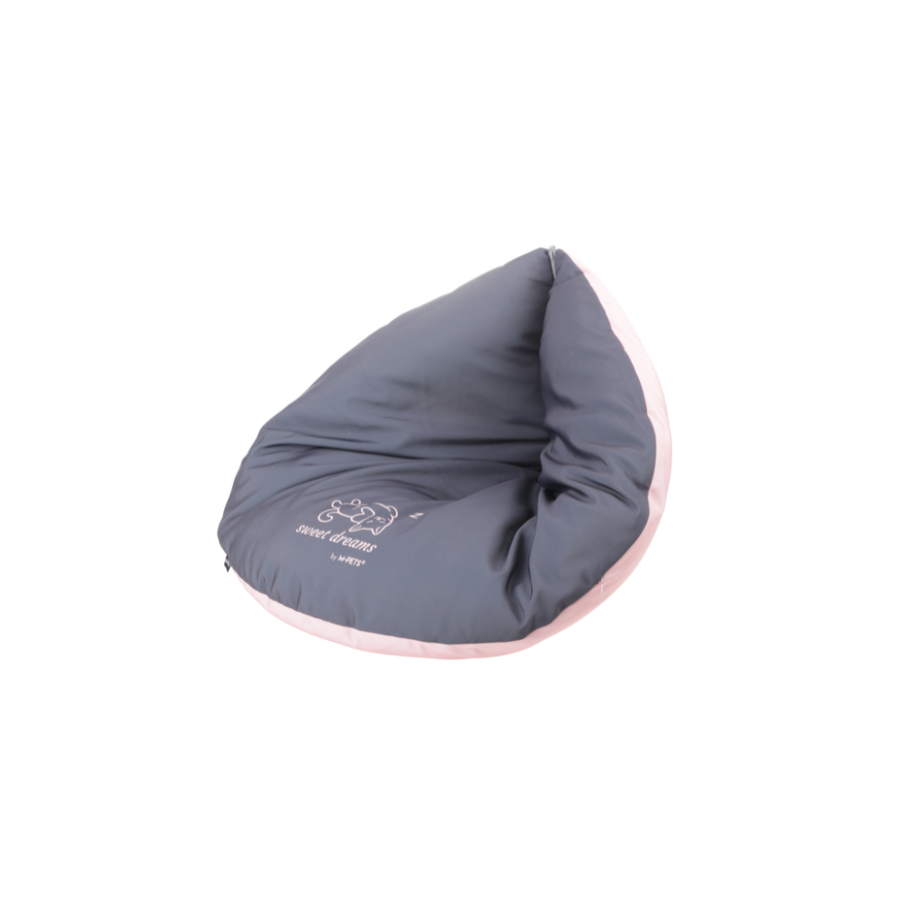 SWEET DREAMS triangle cushion pink&grey