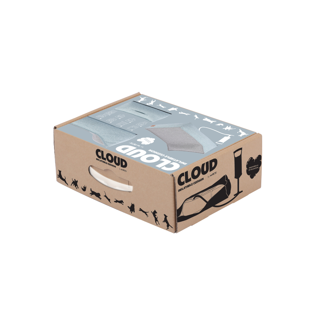 CLOUD Inflatable cushion Blue Fog