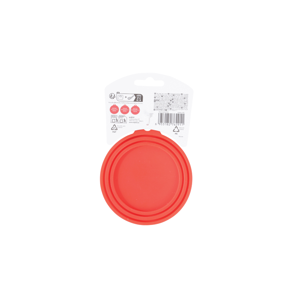 FRESH COVER Pet food can cover Red