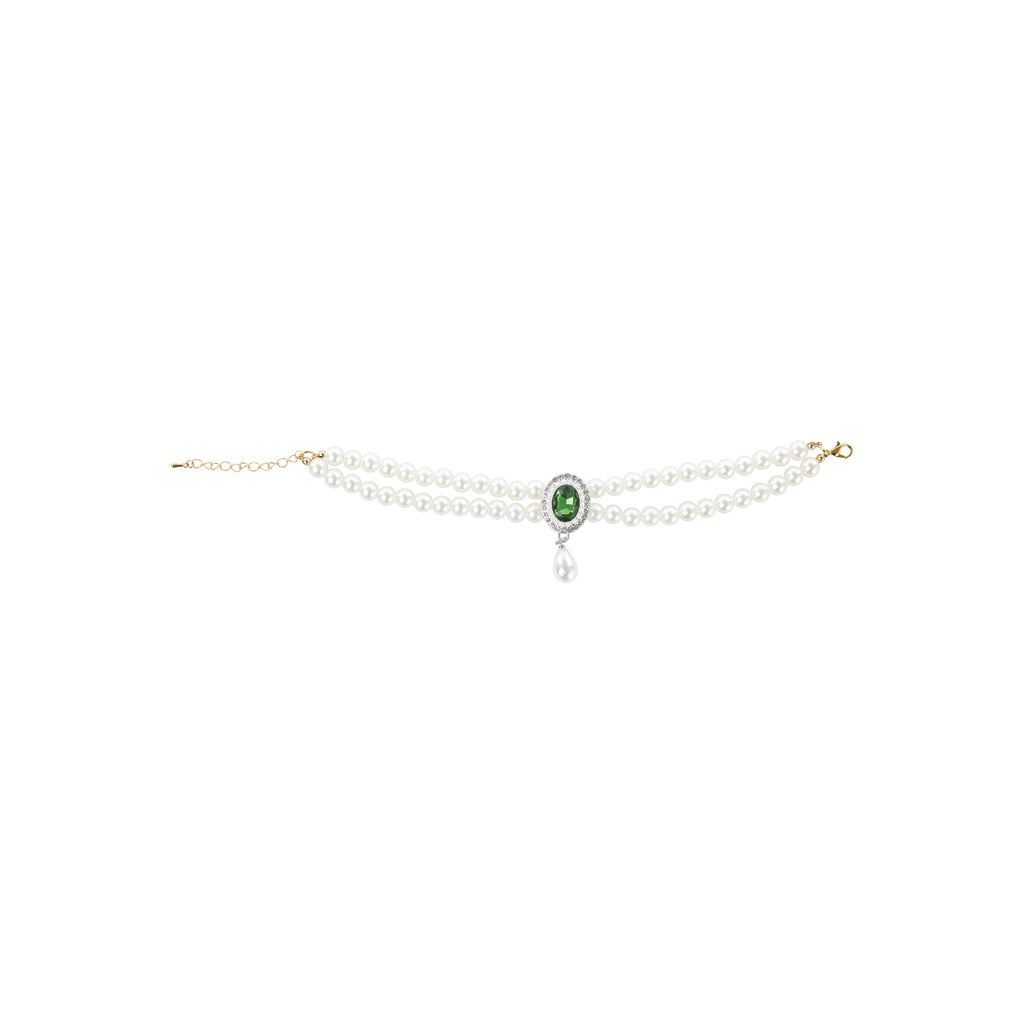 GLAM Pet Necklace Green Emerald
