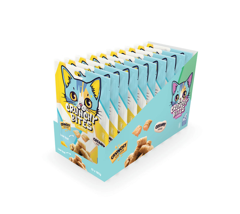 CRUNCHY BITES cat snack cheese flavour - 180 g
