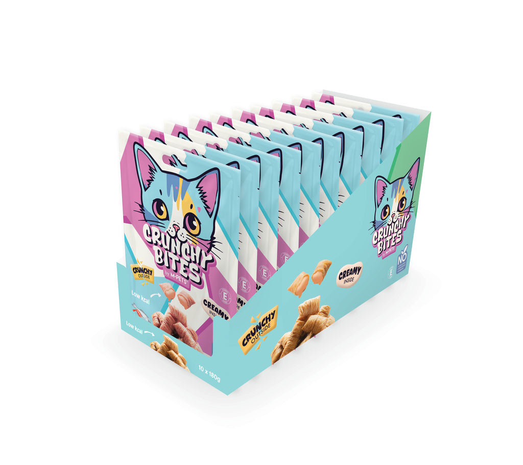 CRUNCHY BITES cat snack seafood flavour - 180 g