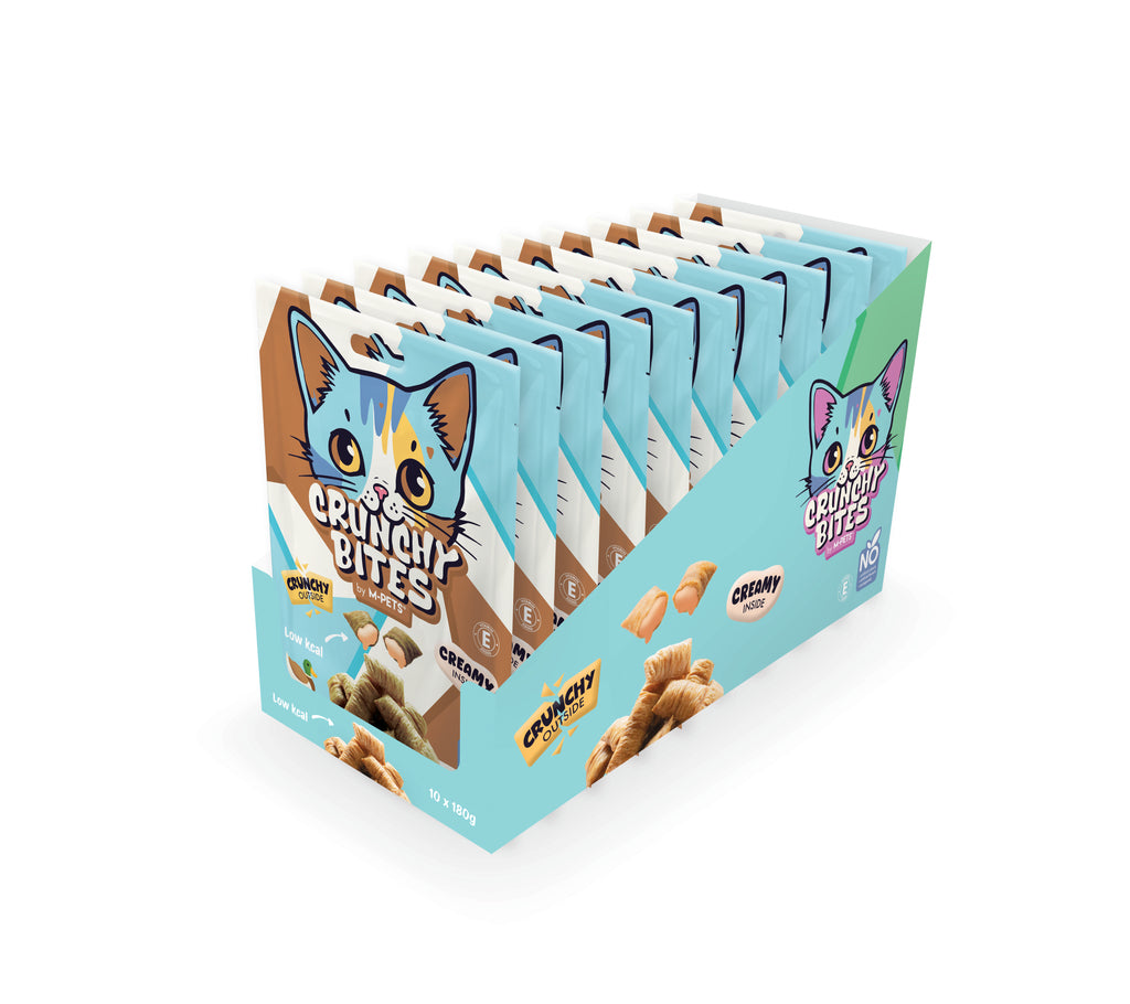 CRUNCHY BITES cat snack duck flavour - 180 g