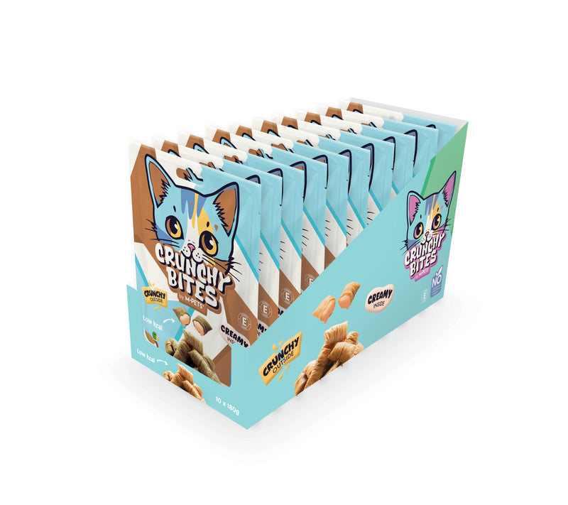 CRUNCHY BITES cat snack duck flavour - 180 g