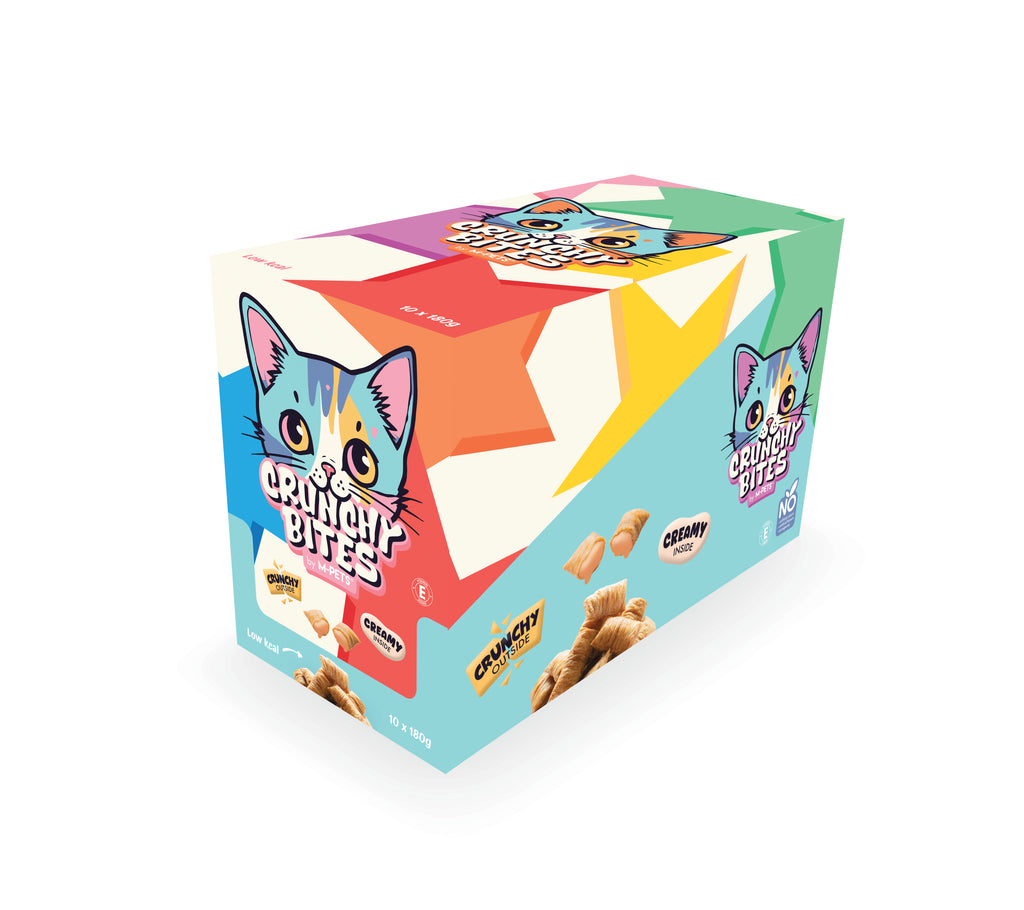CRUNCHY BITES cat snack seafood flavour - 180 g