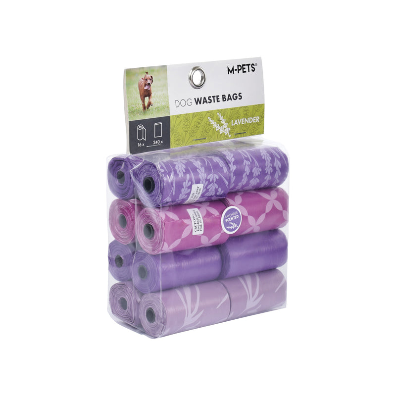 Dog Waste Bags 16 rolls Lavender