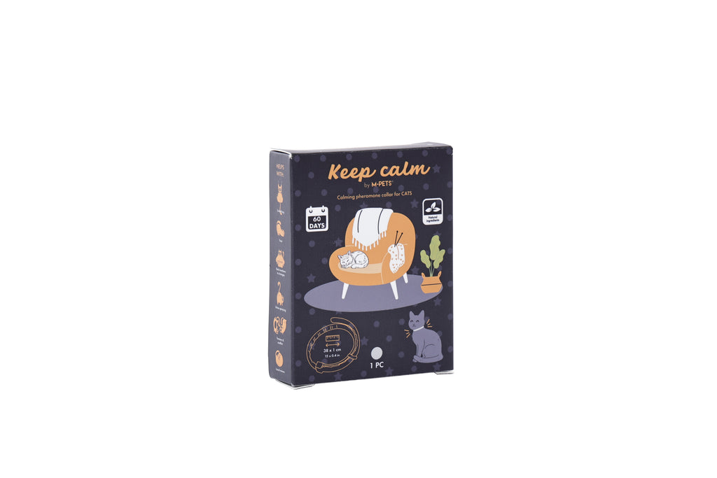 KEEP CALM - Calming pheromone collar for cats 1pc
