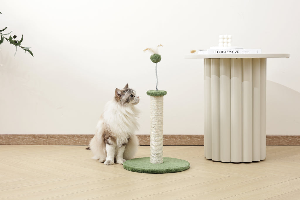 MY SECOND CAT TREE Feather Green