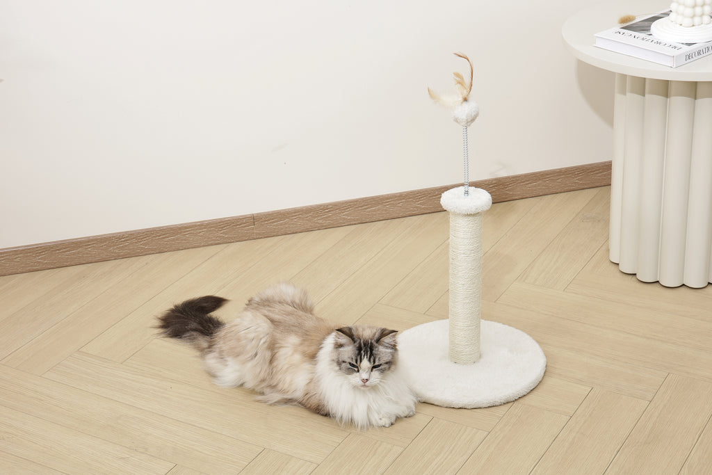 MY SECOND CAT TREE Feather White