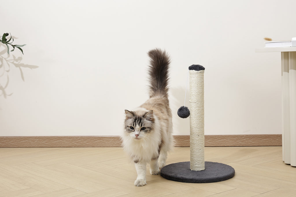 MY SECOND CAT TREE Pompom Dark Grey