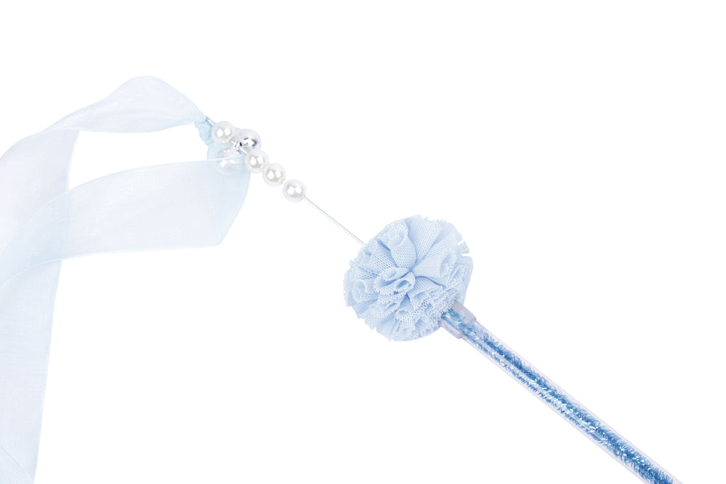 MoonCAT - cat wand Nebula Puff - Pink Blue Silver & White