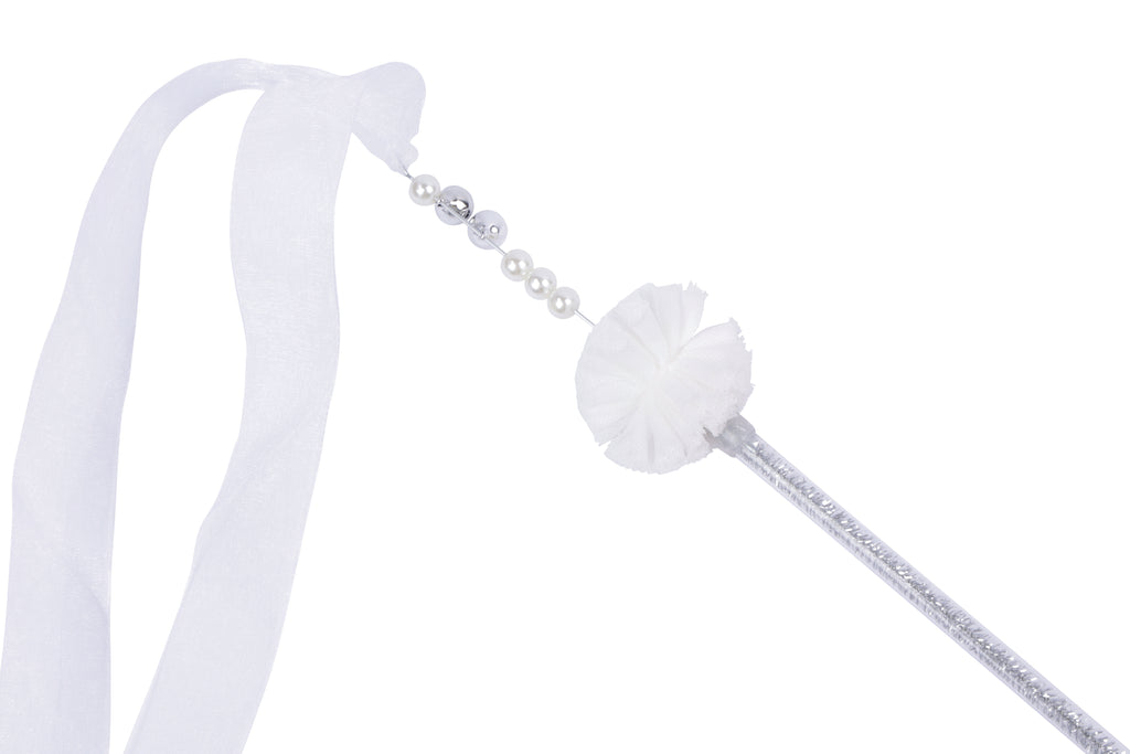 MoonCAT - cat wand Nebula Puff - Pink Blue Silver & White