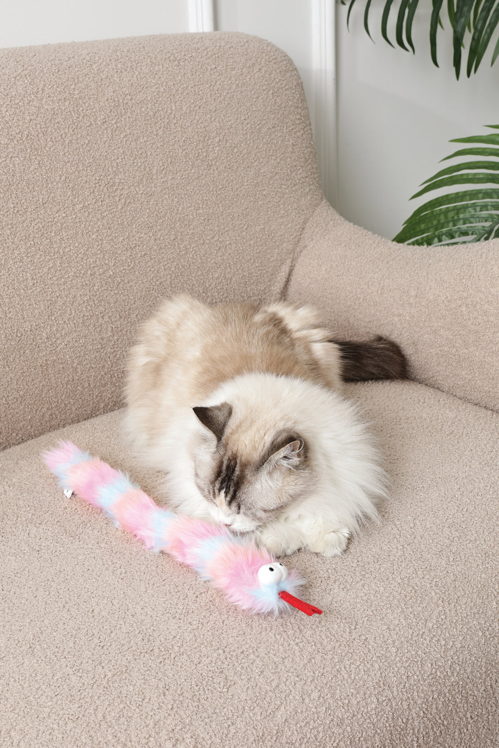 Fluffy catnip toy Lala