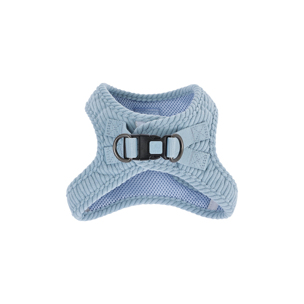 VELVET Dog harness Dusty Blue