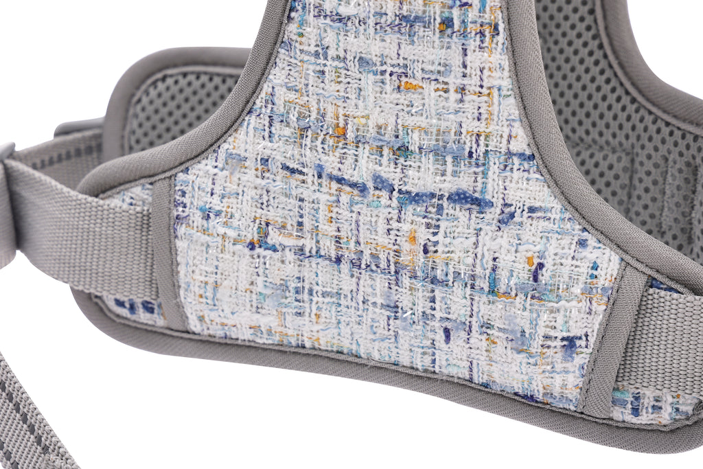 Haute Couture Dog harness Blue charm