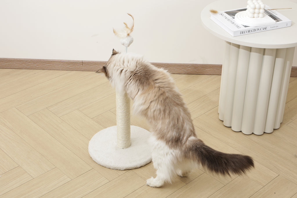 MY SECOND CAT TREE Feather White