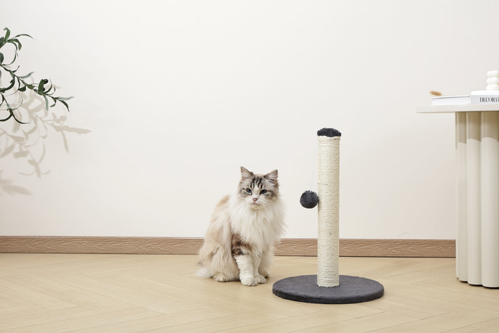 MY SECOND CAT TREE Pompom Dark Grey