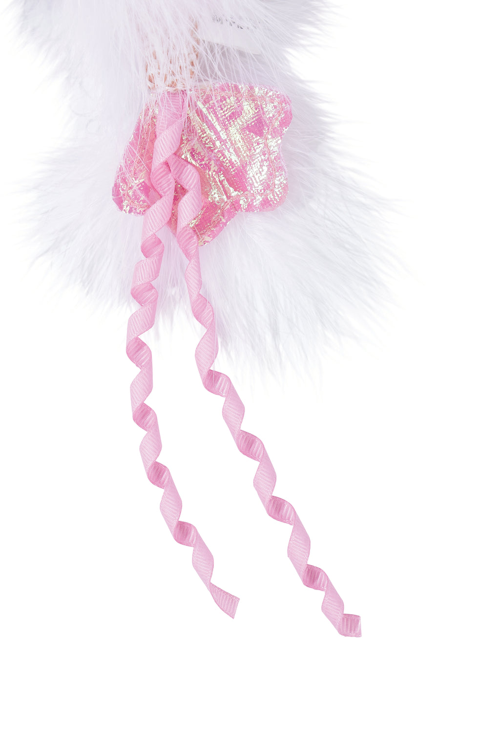 Plume catnip toy Pink fish