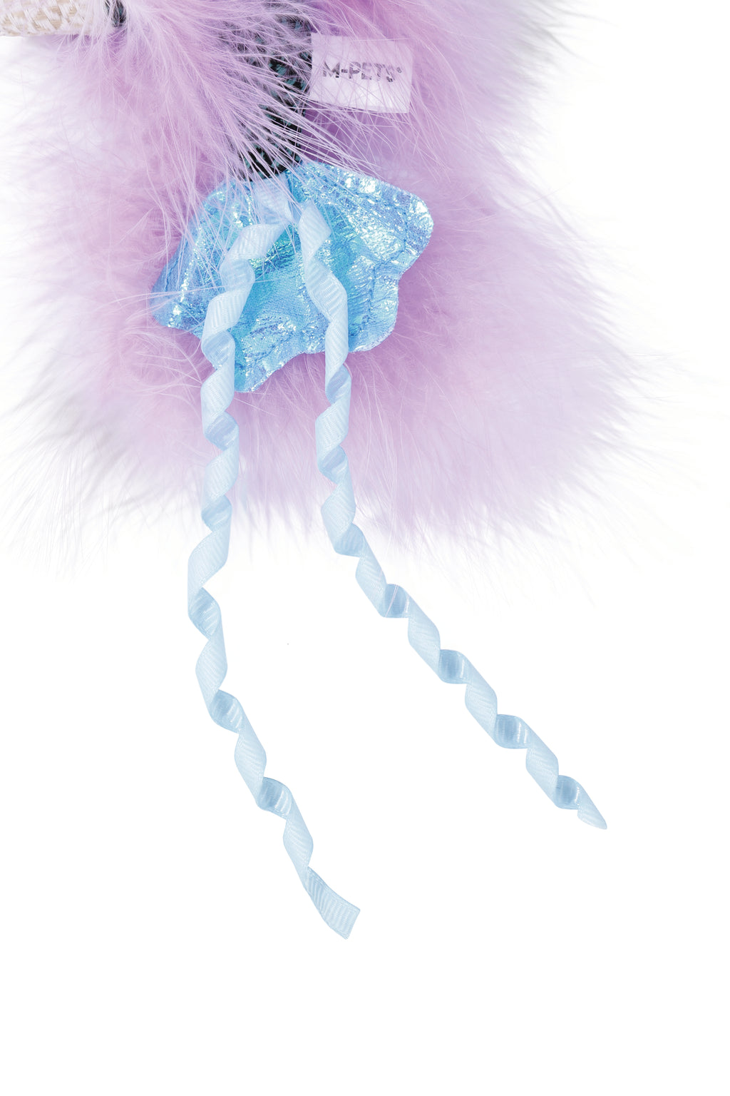 Plume catnip toy Blue fish