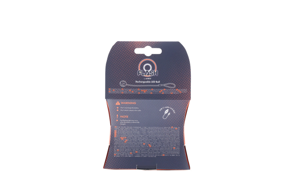 FLASH LED Ball Orange