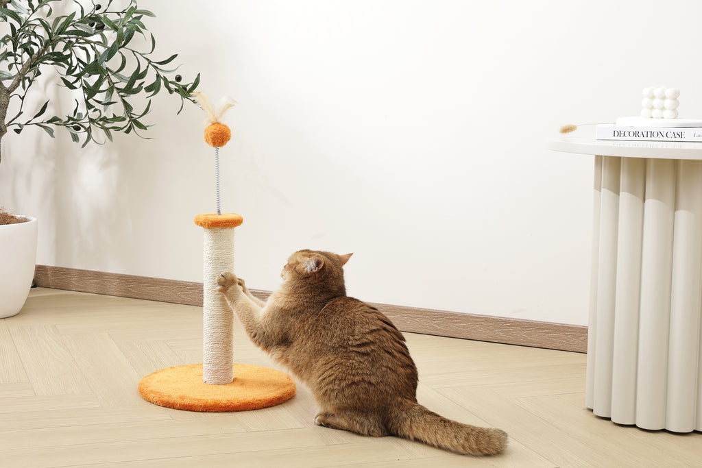 MY SECOND CAT TREE Feather Orange