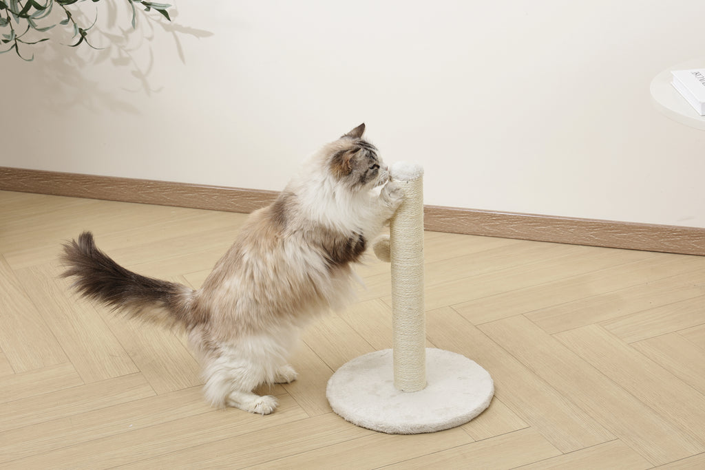 MY SECOND CAT TREE Pompom White