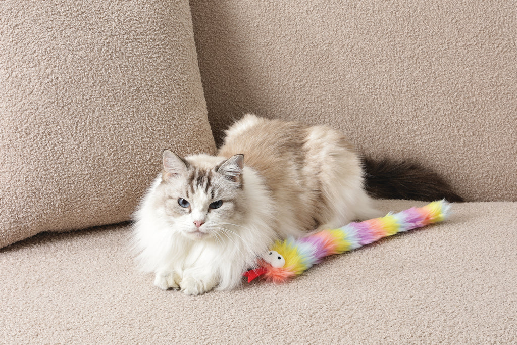 Fluffy catnip toy Miki