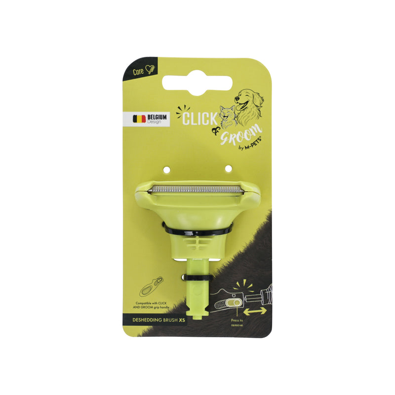 CLICK and GROOM Deshedding Brush Head