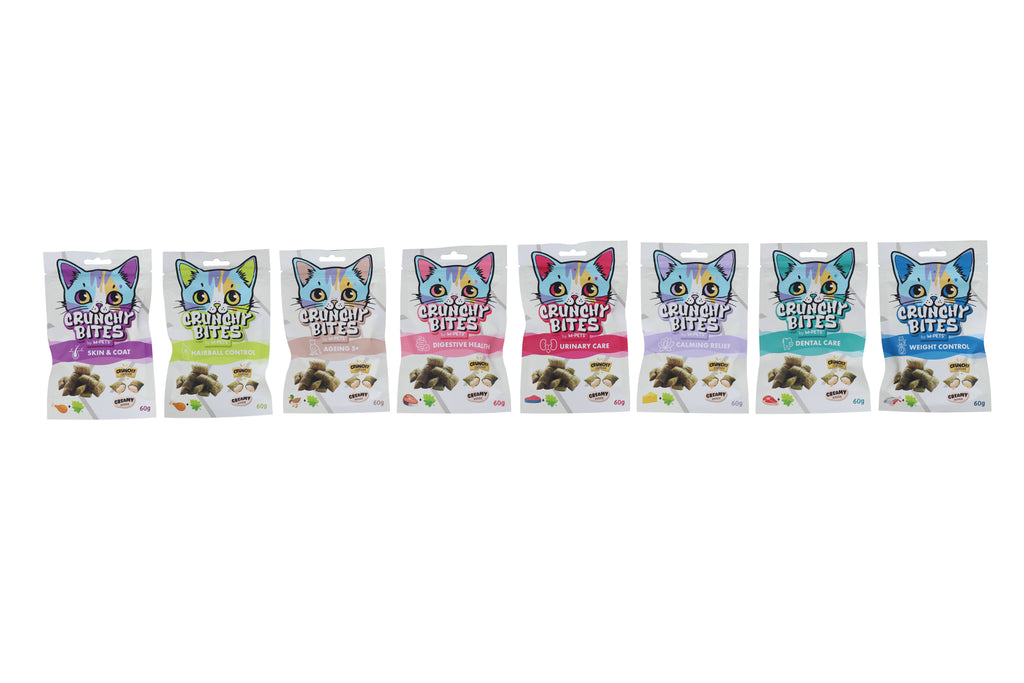 CRUNCHY BITES Cat Treats with function DENTAL CARE - 60 g