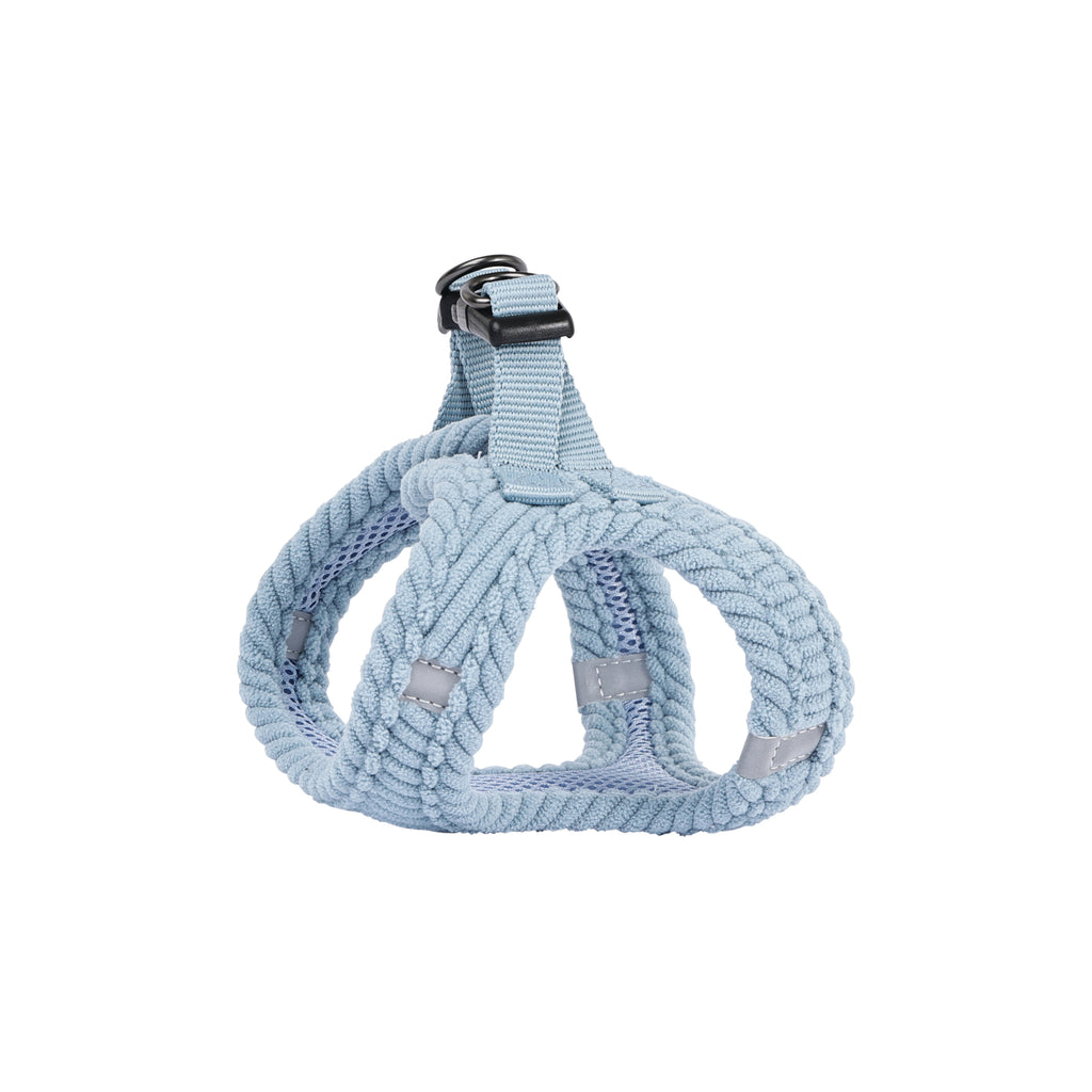 VELVET Dog harness Dusty Blue